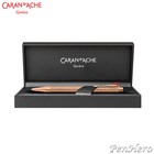 Caran D ache Rose Gold-plated Ecridor Chevron Ballpoint Pen 898 207