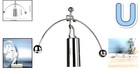 Kinetic Art Steel Balance Toy - Unique Mini Desk Accessory For Education