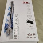 Chi Frosted Fjord 1  Titanium Hairstyling Iron - White blue Marble