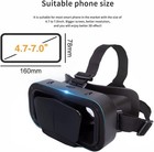 3d Vr Headset For 4 7-6 5in Smartphones - Immersive Virtual Reality Glasses