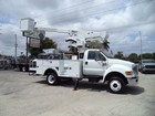 2013 Ford F650 Gas With 40ft Versalift Articulated Telescopic Boom Bucket Truck
