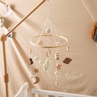 Baby Crib Mobile For Boys Girls  Boho Nursery Mobile  Gender Neutral Hand-cro   