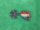 Civil War Union Veteran  Legion   3 Year Enlistee Badge  Ribbon Frayed