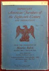 Antique American Furniture Maurice Rubin Collection 1954 P-b Auction Catalog