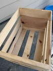 Vintage Wooden Beer Crate Blue Moon Beer Brewing Co  Wood Box Large
