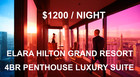 Elara Las Vegas Hilton Grand Vacation 4br Penthouse 7 Night Any Year Hotel Hyatt