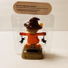        Sunlight Dancing Scarecrow Girl Solar Powered Wiggles Autumn Decor Figurine