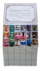 70  Needlepoint embroidery Thread Samples Various Styles And Colors With Case