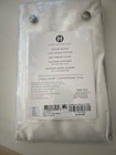 Hotel Collection Colorblock Supima Cotton  1  Euro Pillow Sham  Silver- New