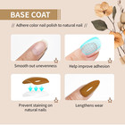 Base And Top Coat Nail Polish Quick Dry 16 5ml Large Capacity Basic Nail Polish 