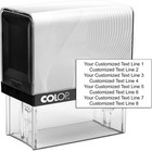 Colop Xxl Size Self Inking Custom Signature Stamp - Choose From Many Fonts      