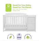 Cunas Para Bebes Convertible Cambiador Cama Para Ni  os Marco White Baby Crib