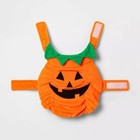 Pumpkin Pet Dog Costume Small Antenna Dress Halloween Spooky Village