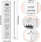 5 Pcs Bible Verse Metal Bookmark Christian Gifts For Women Men Baptism Inspirati