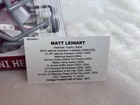 Matt Leinart Autograph Usc Trojan Speed Mini Helmet Heisman Tristar Cert Signed
