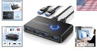Usb 3 0 Switch Selector Kvm Switcher For 2 Pc Sharing 4 Usb Devices