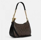 Nwt Coach Ca548 Teri Shoulder Bag In Signature Canvas gold brown
