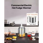 2 4l Electric Cheese Dispenser With Pump Commercial Hot Fudge Warmer 86   -230   