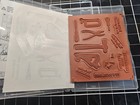 Stampin  Up  Vintage Tools Stamp Set Masculine Hammer Pliers Nails Planer