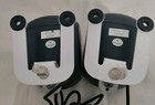 2 Logitech Z-640 Computer System Speakers Yellow   Black Tested