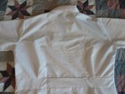 Medline  White Lab medical Zippered  Scrub Jacket Coat - Men s Size Large