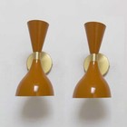 Pair Of Adjustable Mid Century Wall Sconces Vintage Italian Lamp Christmas Gift