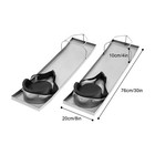 2pcs Concrete Knee Boards 30  X 8  Slider Knee Boards 201 Stainless Steel W pads