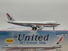 Inflight200 United Airlines Boeing 747-100 N4735u Stars   Bars If7410511bp Mint