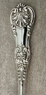 Early Tiffany English King Pattern Sterling 9    Factory Pierced Vegetable Spoon