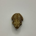  9e small Ceramic stone Frog Figurine Possibly Japanese Netsuke