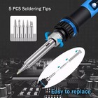 80w Electric Soldering Iron Welding Gun Tool Kit Solder Wire Desoldering Pumps