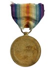 Ww1 British Bef Victory Medal 45164 Pte  F w  Gurr Loyal Lancashire Full Size