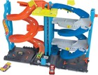 Dynamic Toy Car Track Set - City Race Tower With Dual Modes   1 64 Scale Vehicle