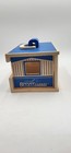 Breyer Wooden Stable Carrier No Horses  Blue W handle Working Door