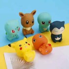 Set Of 6 Pokemon Bath Toys - Pikachu And Friends - Adorable Gift For Babies 