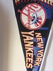 Vtg 1998 New York Yankees Mlb Full Size Felt Pennant Twin Towers