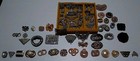 Vintage Shoe Clips Lot x3 Pairs Out Of X56 Single Clips bluette musi etc