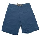 Patagonia Mens Blue Swim Surf Board Shorts Size 32 Performance Lace Up Gorpcore