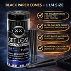 Get Lost Black Pre Rolled Cones - 1 1 4 Size 50 Pack Jar Display