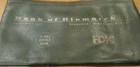 Vintage  Bank Of Bismark Money Bank Bag Zipper 11  X 6  Bismark  Missouri