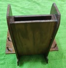 Vintage Thread Spool Holder Solid Wood Rustic Small Rocking Chair Drawer Pins