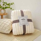 1pc Plush Comfortable Thickened And Warm Soft Plush Throw Blanket Bed Cover