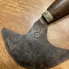 Antique Round Knife Signed C s  Osborne Newark  Nj Cobblers Leather Tool 19th C 