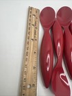 Zak Designs Melamine Crate  barrel Desert Red Spoons Set Of 8