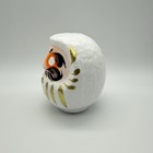 Japanese 4 7 h White Lucky Daruma Doll Wish Making Good Luck Made In Japan