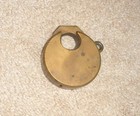 Antique Brass Champion 6 Lever Miller Lock Co Padlock Pad Lock No Key