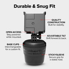 Weathertech Cupfone Universal Adjustable Cup Holder Car Mount For Cell Phones