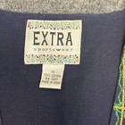 Vintage Patchwork Vest Embroidered Hearts Folk Art Artsy Teacher Grandmacore Xs