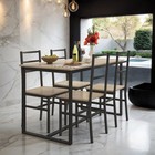5-piece Dining Table And Chairs Set - Versatile 