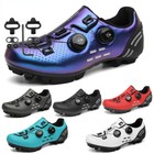Mtb Cycling Sneakers Spd Cleats Mens Outdoor Bike Boots Racing Bicycle Shoes